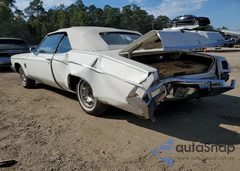 1972 Oldsmobile Delta 88 z USA, uszkodzony, nr VIN 3N67H2M553758